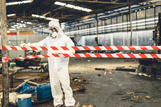 Professional Drug Lab Cleanup technician working in Louisville, OH